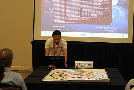 AUTOSAR 14th AOC 2023 presenter Abdallah Mostafa 14th AUTOSAR Open Conference