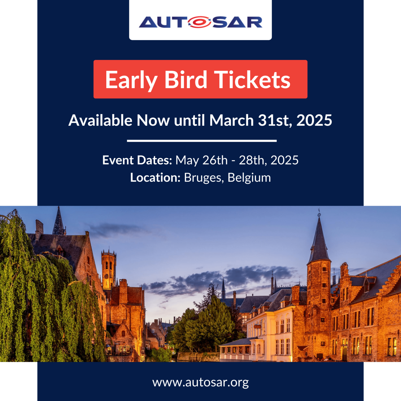 AUTOSAR 16th AOC Early Bird Tickets